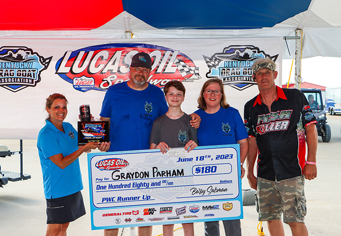 Graydon Parham started from the number six qualifying spot, defeating number five, Patience Butler, in round one and number two Evan Beal, in round two before getting the bye to the final where he secured the runner up honors after logging a too-quick 14.565-second elapsed time against his 14.620-second dial-in. 