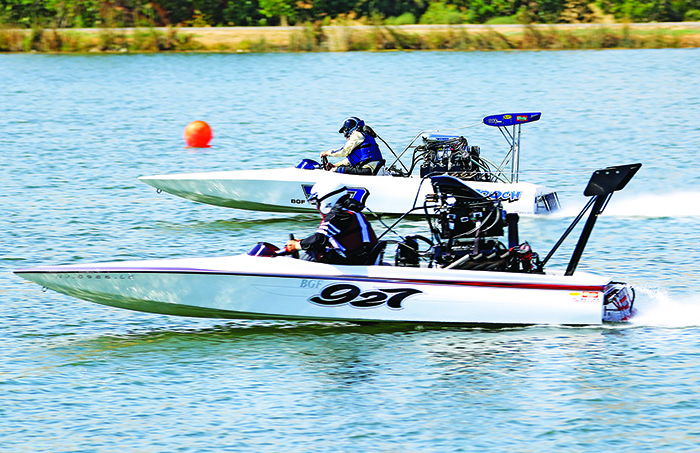 “The Butcher” Kelly Rhead ran a 5.730-second final pass at 140.427 miles an hour to take the win over Jeff Martin (near lane) in the BGF Final.