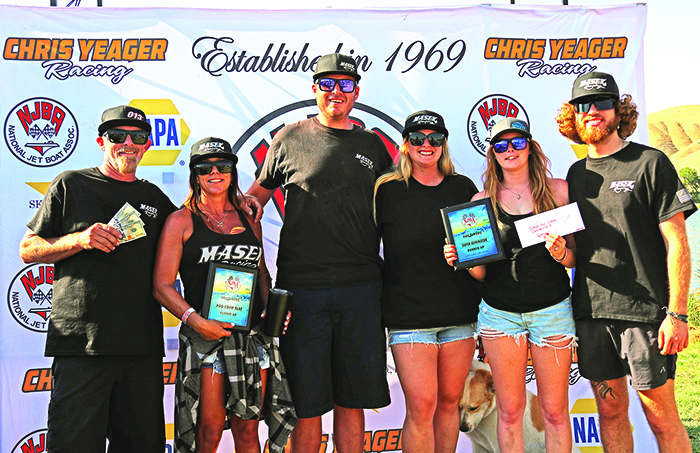 Mike Davis and the team celetrated the PCH Runner-Up honors.