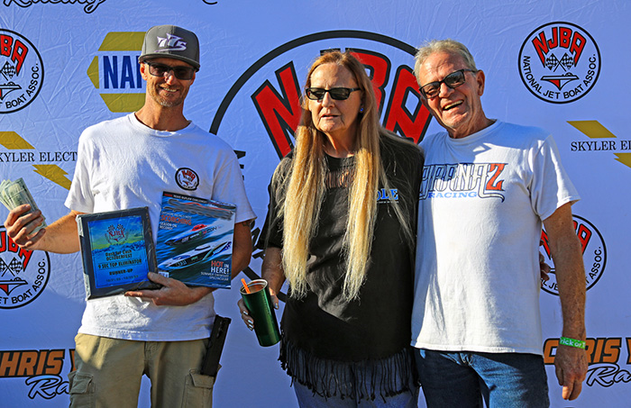 Scott Simmons celebrated a hard-earned runner-up finish in Top Eliminator.