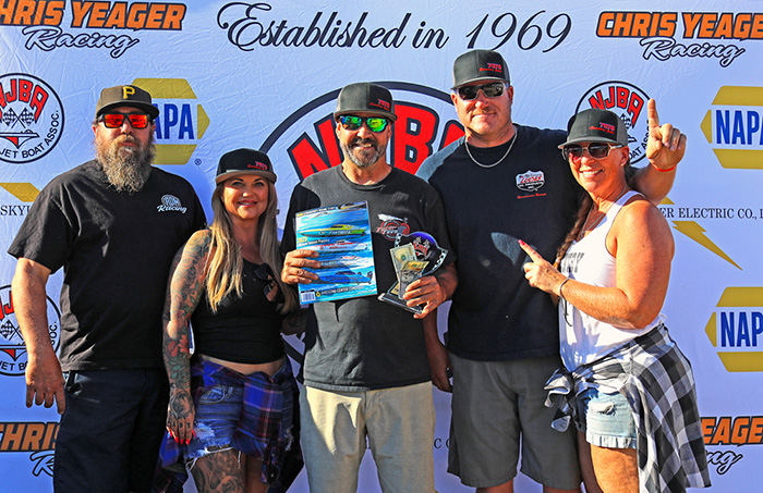 James Williams and team celebrated a hard-earned victory in the Top Eliminator class.