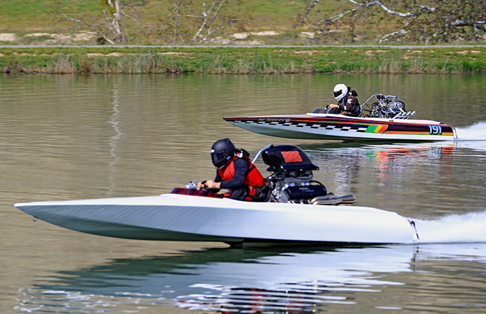 Mike Ryckebosch (far lane) took the pro comp flat win when Shaun Forrest picked up a -.045 red light.