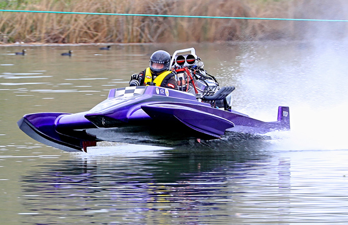 Kurt Powers drove his “Killin Time” Pro Comp Hydro to the top of the qualifying ladder after logging a 5.323-second elapsed time against his 5.300 dial-in.