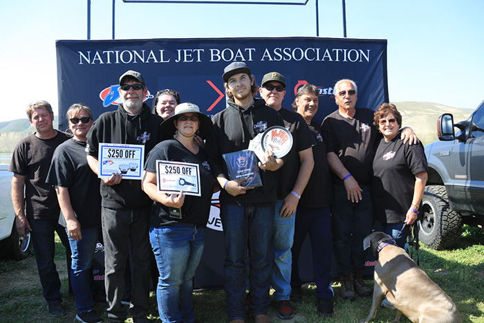 Kristopher Cranford celebrated a Runner-up finish with owners, Steve, and Beverly Cranford, and their “Altered States” teammates.