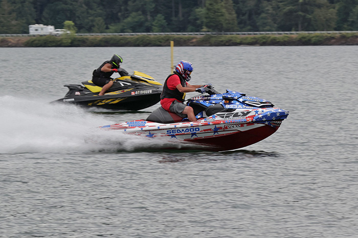 A rare red light by Brian Marble had Matthew Duffey taking the PWC win.