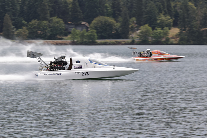 A .054 tree by Ashley Winslett in the "War Party" TAF was the difference in her win over Jeff Stewart in "Flat Hammered". 